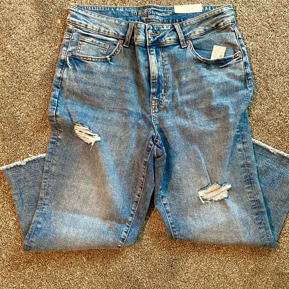 Women's Blue Relaxed Jeans